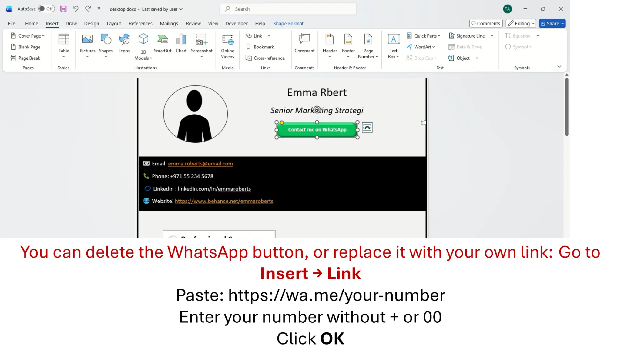 Add WhatsApp Button (Optional - Recommended for Mobile)